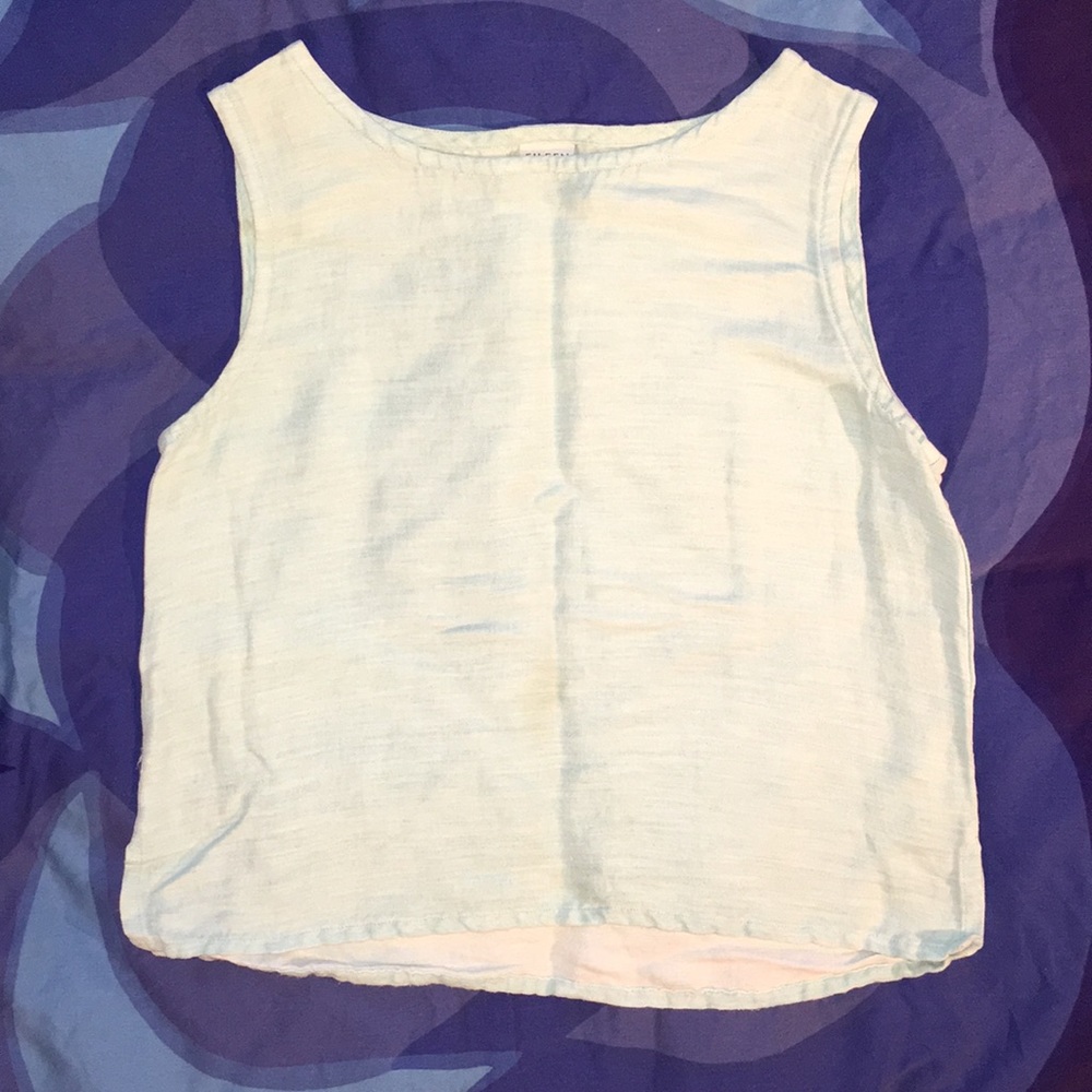 Eileen Fischer baby blue tank